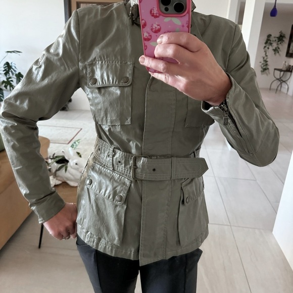 Belstaff Trailmaster Jacket Waxed Cotton Utility Windbreaker Size 40 - Picture 1 of 15